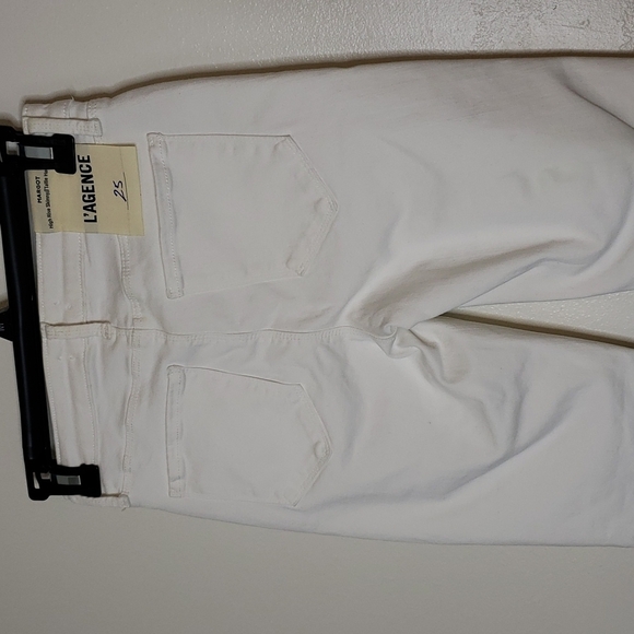 NEW L'AGENCE Margot Hi Rise Skinny Jeans  Crystals Rhinestones Ankle Luxury Chic - Picture 13 of 14